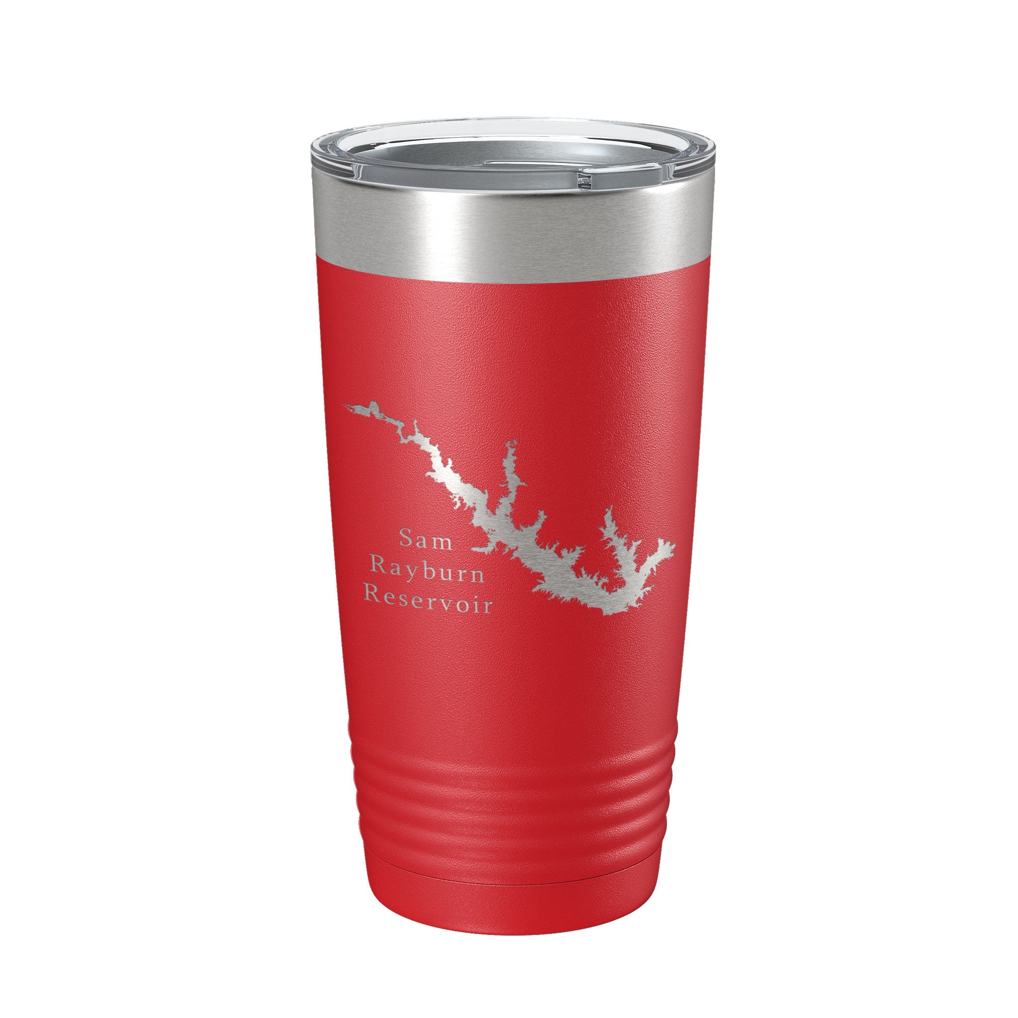 Sam Rayburn Reservoir Tumbler Lake Map Travel Mug Insulated Laser Engraved Coffee Cup Texas 20 oz-10