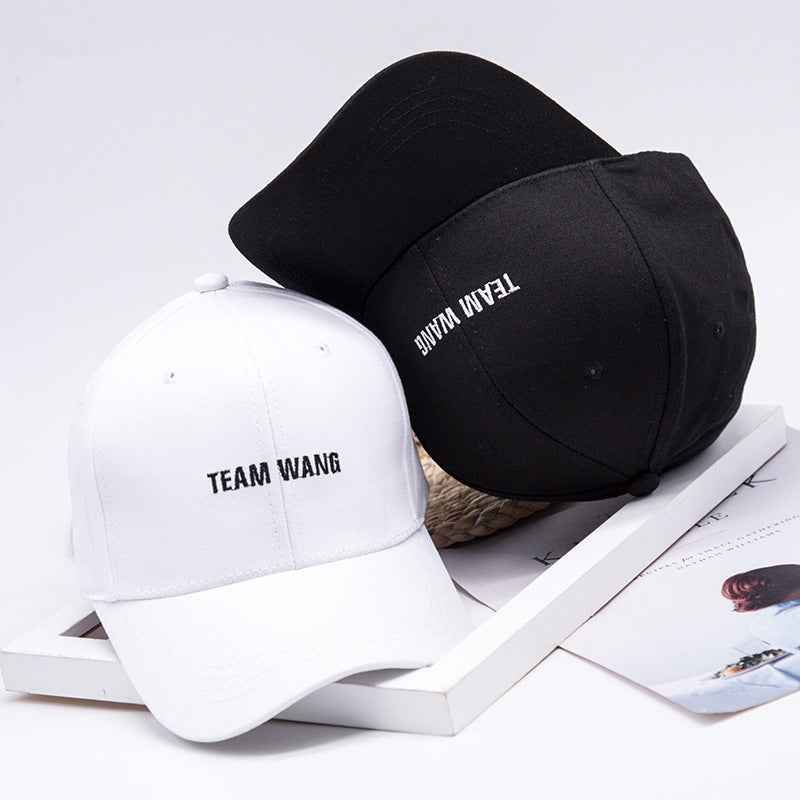 TEAM Hat, Baseball Cap, Embroidered Duckbill Cap