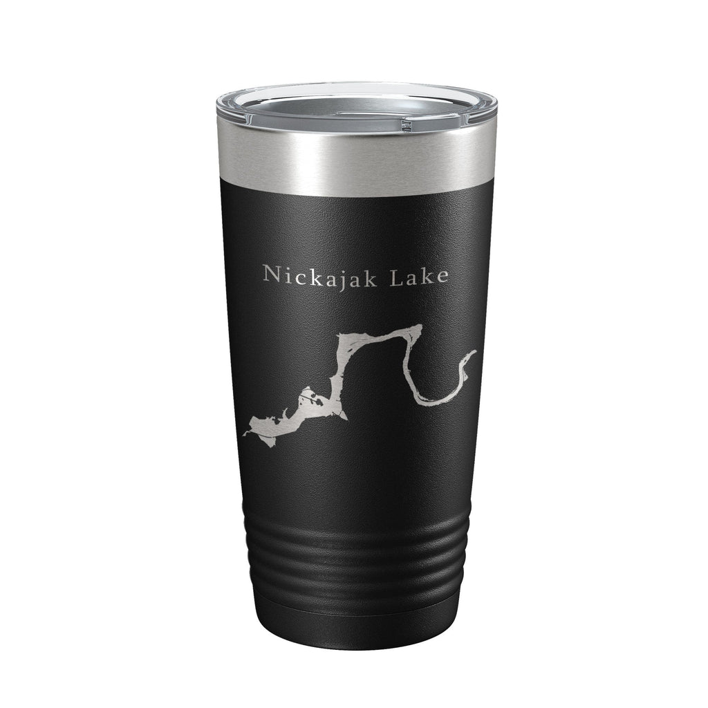 Nickajak Lake Map Tumbler Travel Mug Insulated Laser Engraved Coffee Cup Tennessee 20 oz-0