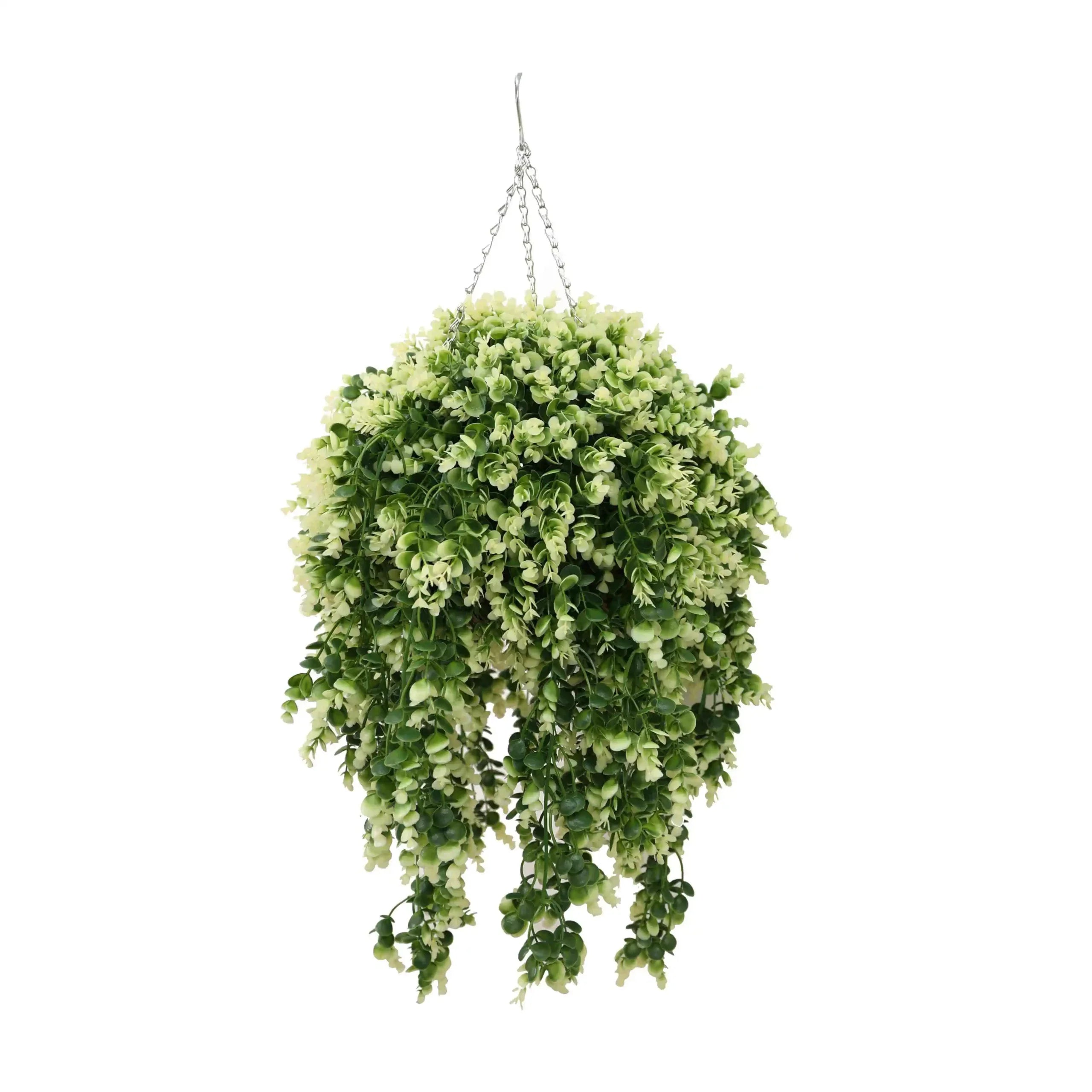 Artificial Hanging Basket – Spring Evergreen – UV Resistant-0