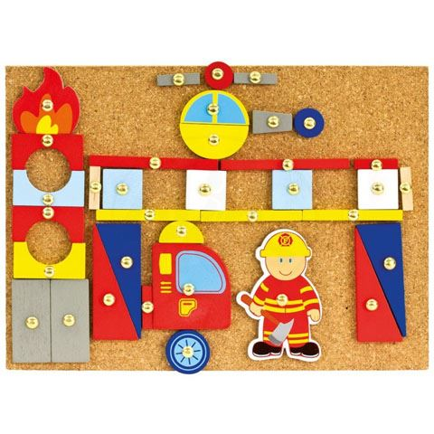 Bino Toys rivetable firefighter skill development toy (82197) (82197)