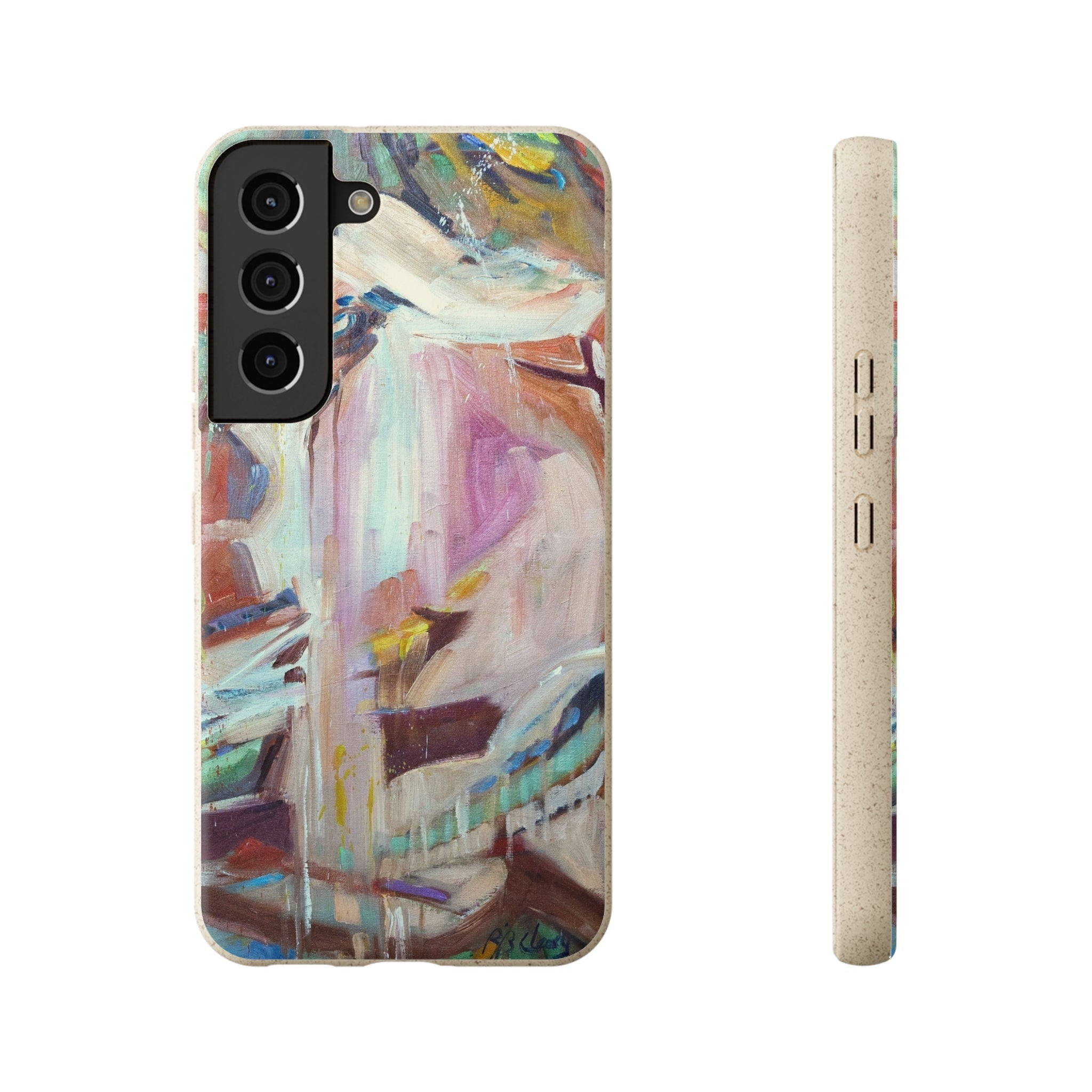 Biodegradable Phone Case with 'All Seasons' Abstract Original Artwork by Barbara Cleary-33