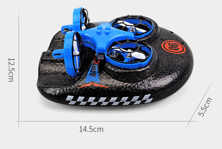 A150 Upgraded Mini Drone with RC Car and Hovercraft
