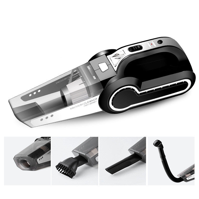 4-in-1 Portable Car Vacuum and Air Pump, High Power