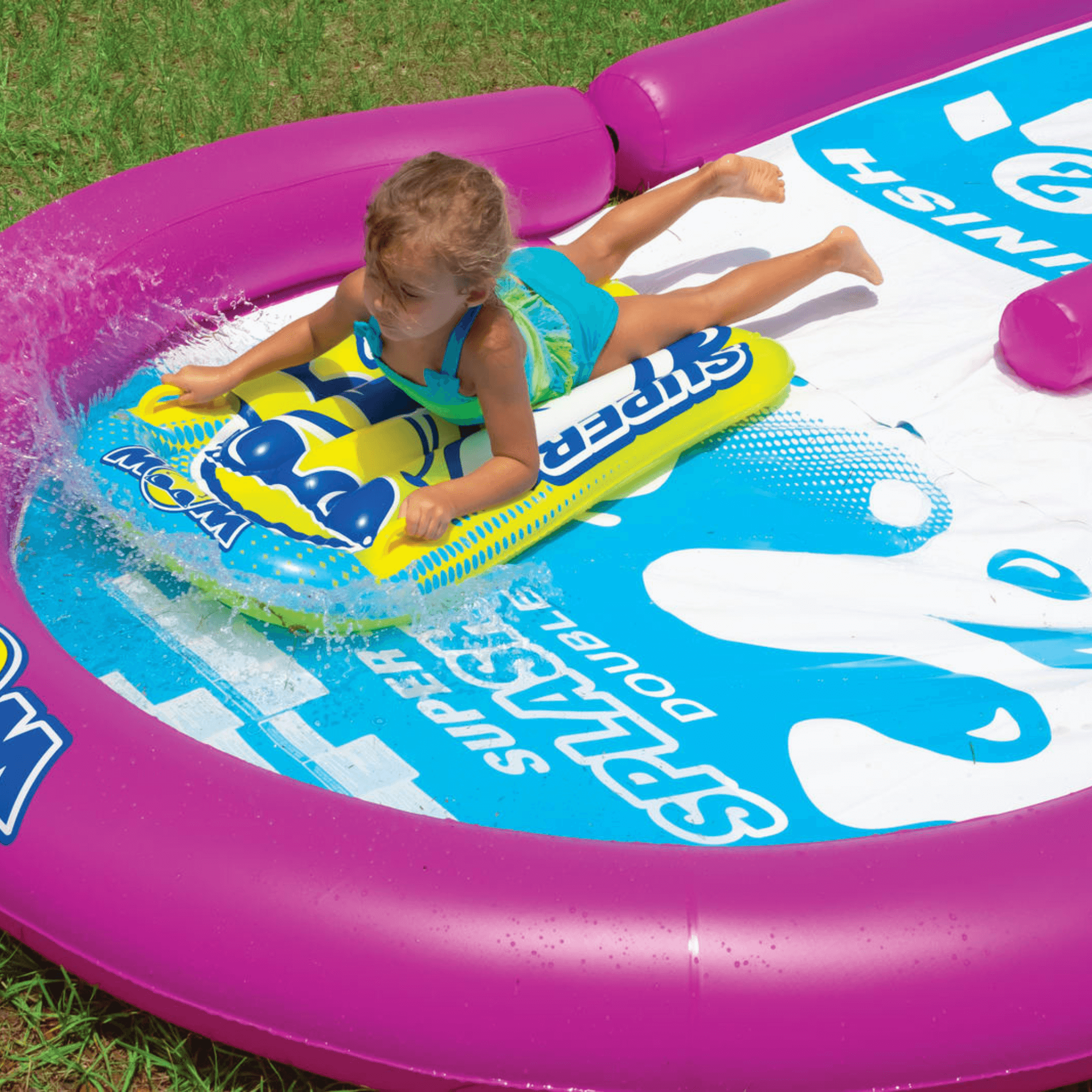 WOW Watersports Pool End for the Giant Backyard Double Lane Lawn Slide-2