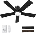 42Inch Black Energy Efficient Ceiling Fan With Light-0