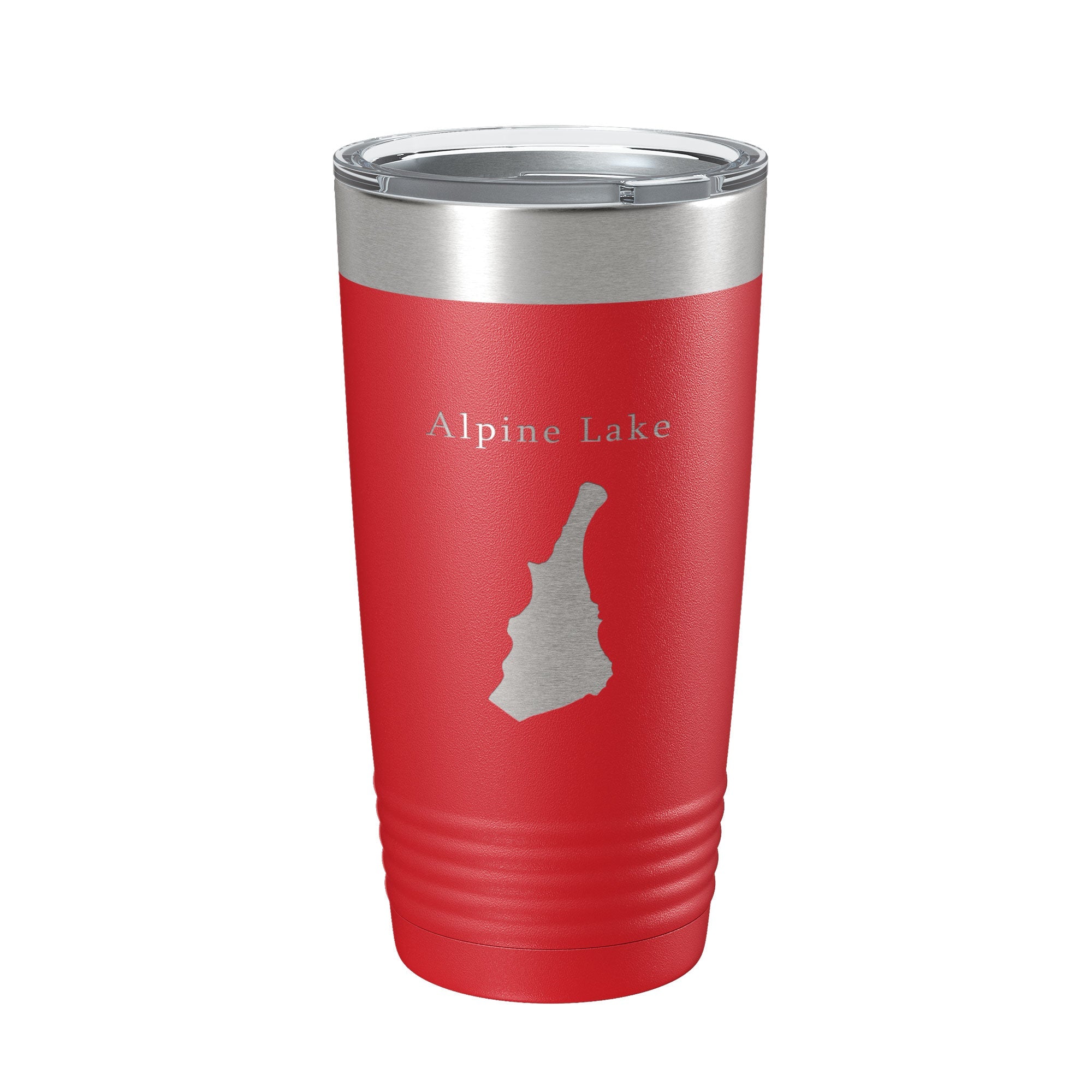 Alpine Lake Hull's Map Tumbler Travel Mug Insulated Laser Engraved Coffee Cup West Virginia 20 oz-10