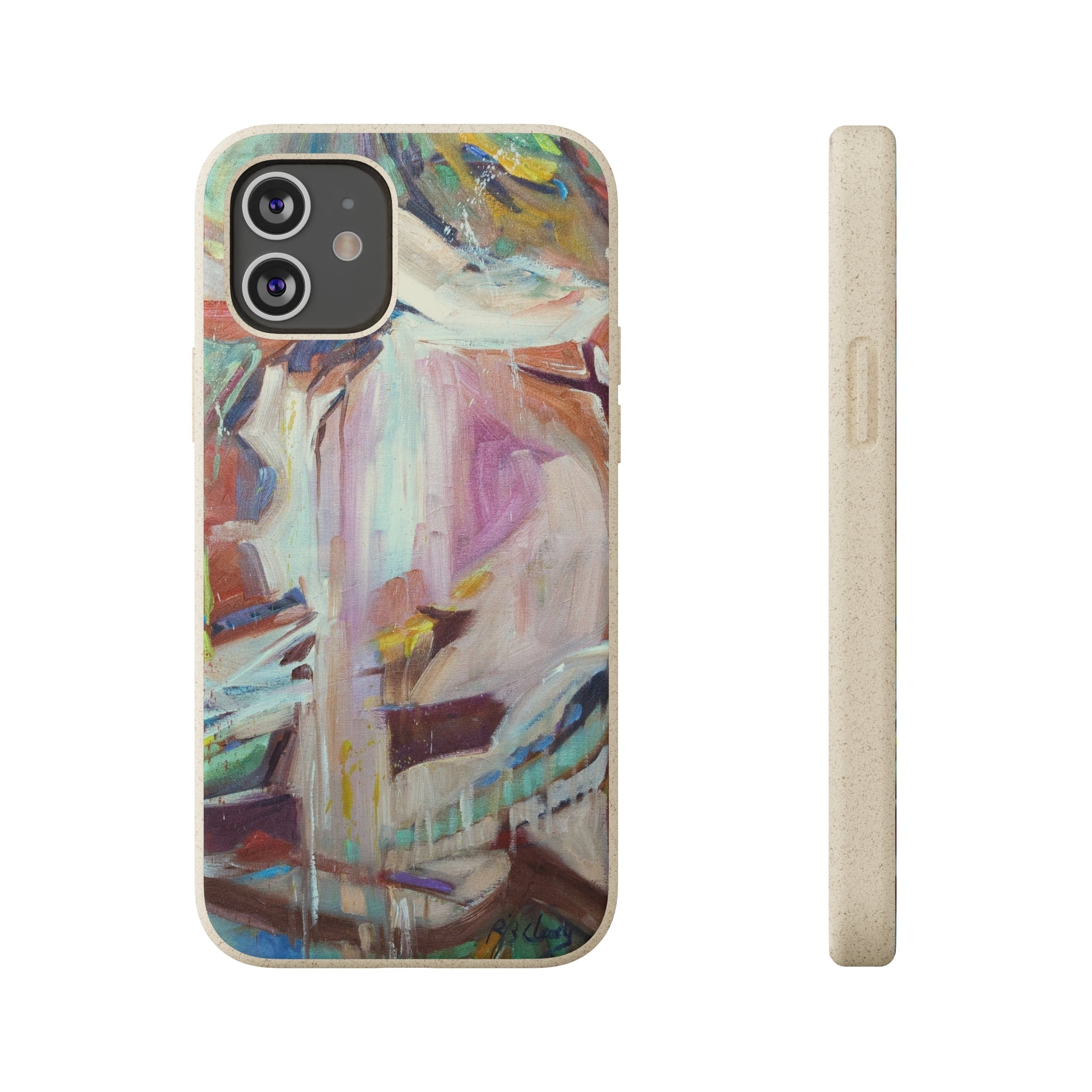 Biodegradable Phone Case with 'All Seasons' Abstract Original Artwork by Barbara Cleary-27