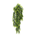 Vivid Green Dense Fern Artificial Hanging Plant 30in – UV Resistant-0