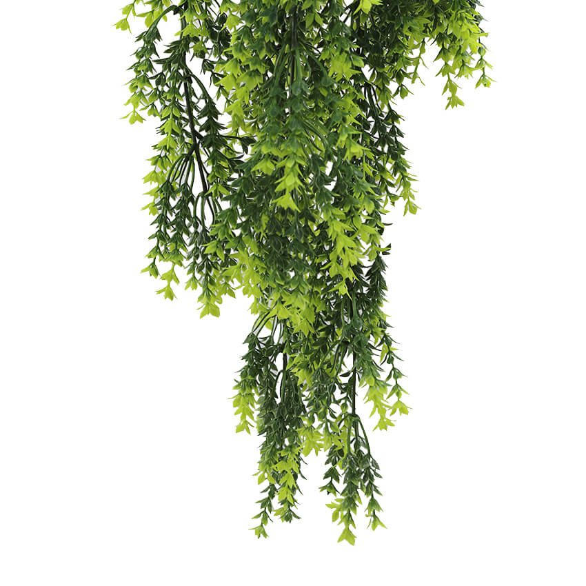 Vivid Green Dense Fern Artificial Hanging Plant 30in – UV Resistant-3