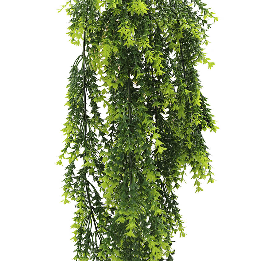 Vivid Green Dense Fern Artificial Hanging Plant 30in – UV Resistant-4