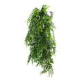 Dense Tropical Fern Artificial Hanging Plant 30in – UV Resistant-0