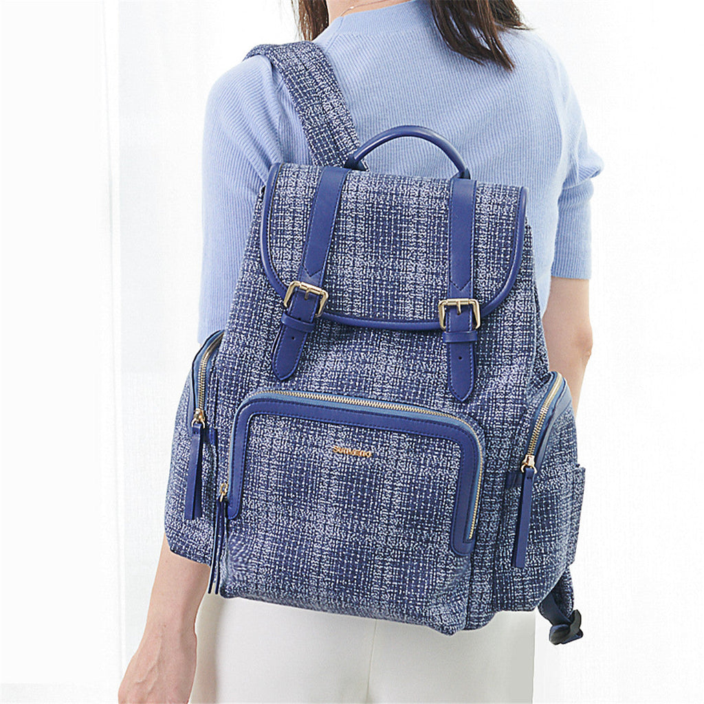 Tweed Diaper Backpack-1