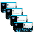 Original HP 80 Black, Cyan, Magenta & Yellow Ink Cartridges-0