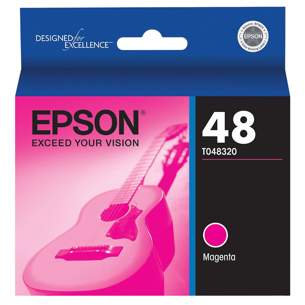 Original Epson (T048) Magenta Ink Cartridge, T048320-0