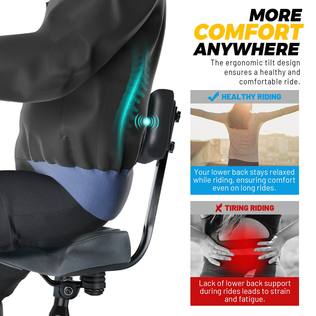 YS 11, YLG Oversized Bike Seat with Backrest-2