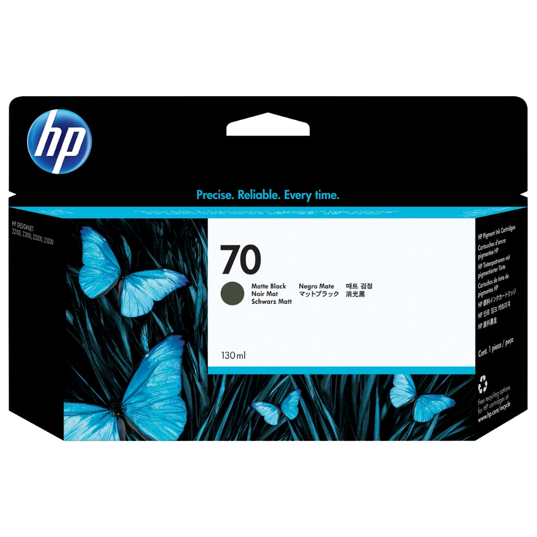 HP 70 130-ml (C9448A) Matte Black Ink Cartridge-0