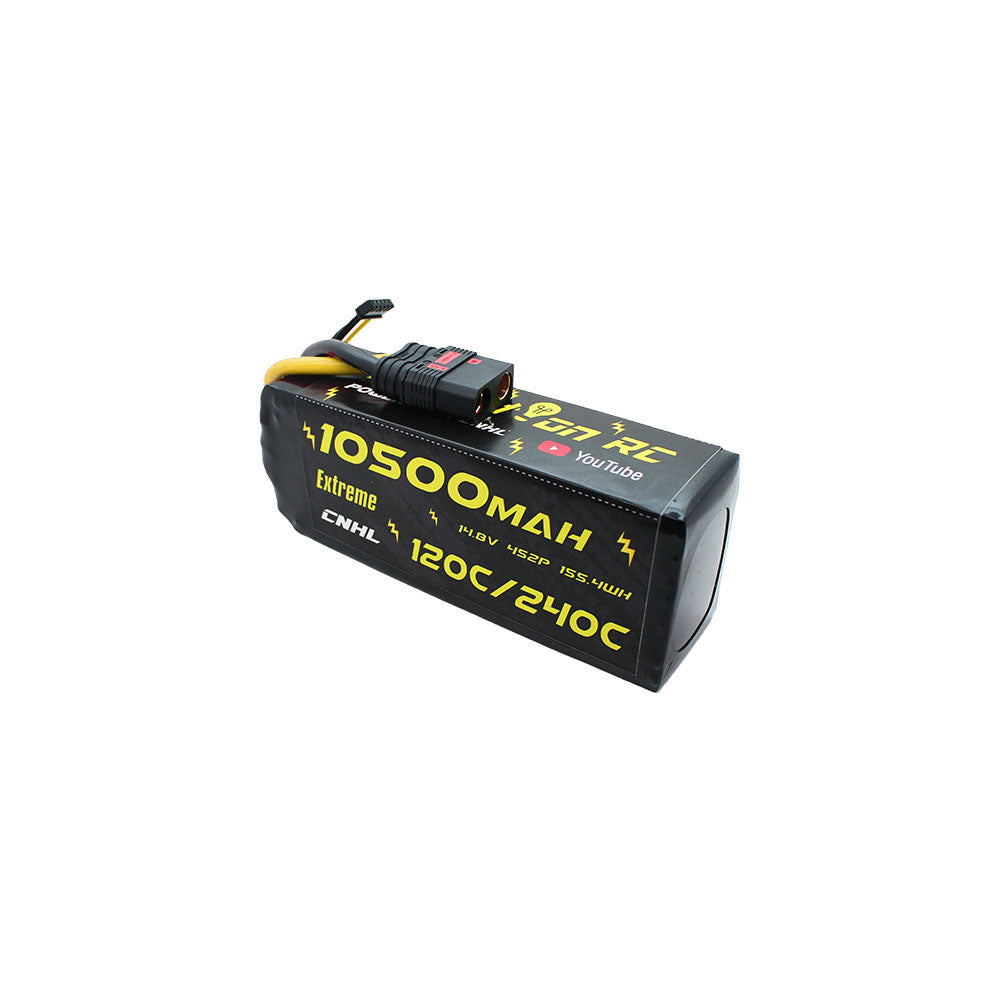 CNHL Innovation RC Extreme Series 10500mAh 14.8V 4S Lipo Battery 120C with QS8 Plug-3