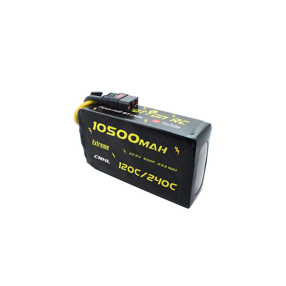 CNHL Innovation RC Extreme Series 10500mAh 22.2V 6S 120C Lipo Battery with QS8 Plug-3