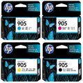 HP 905 Black and Color Ink Cartridge (Combo 4 Pack)-0