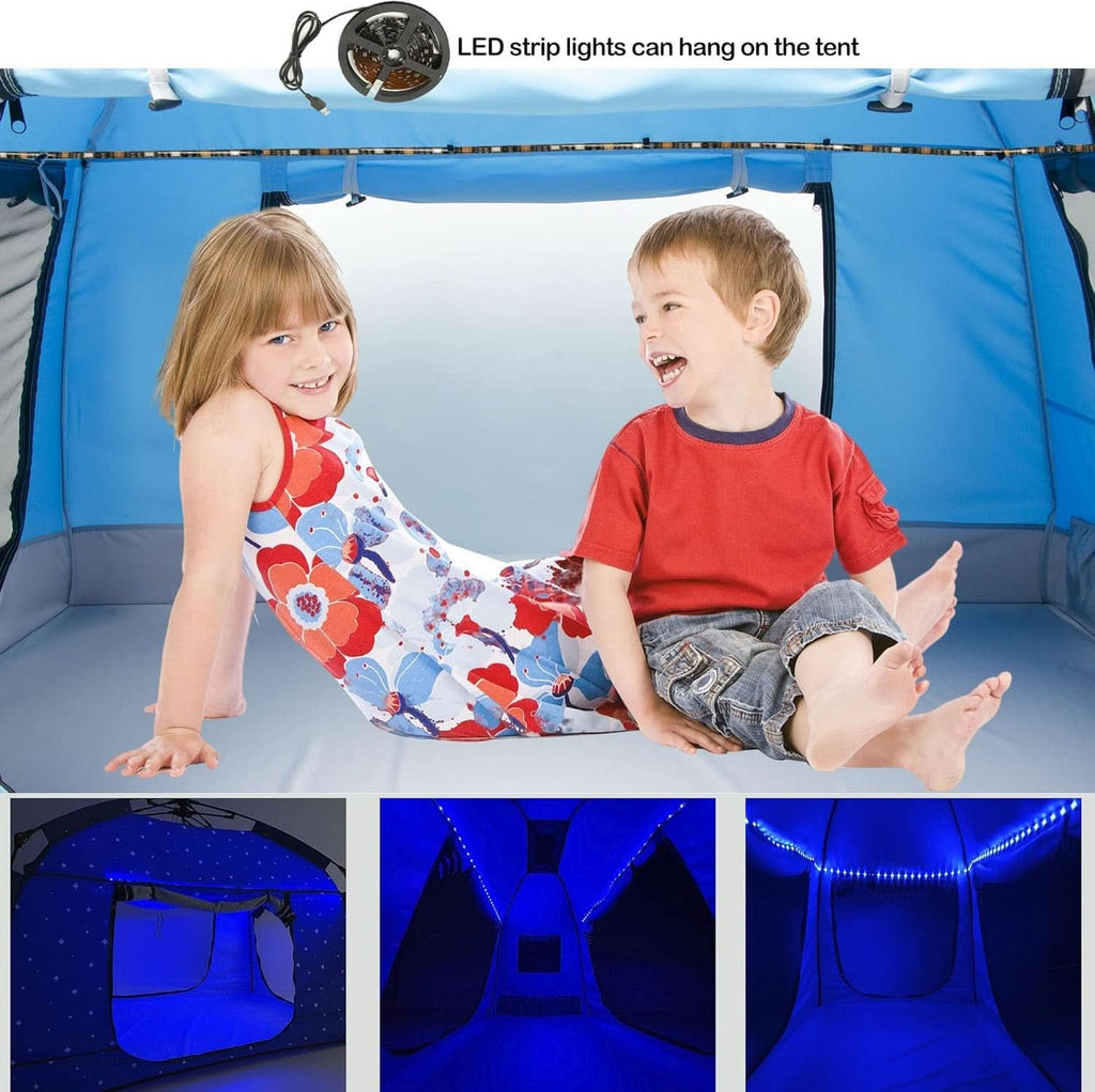 Portable Kids Play Tent With Starry Lumina Fabric Edition-3