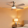 42 Inch Remote Ceiling Fan With Dimmable Light Indoor-0