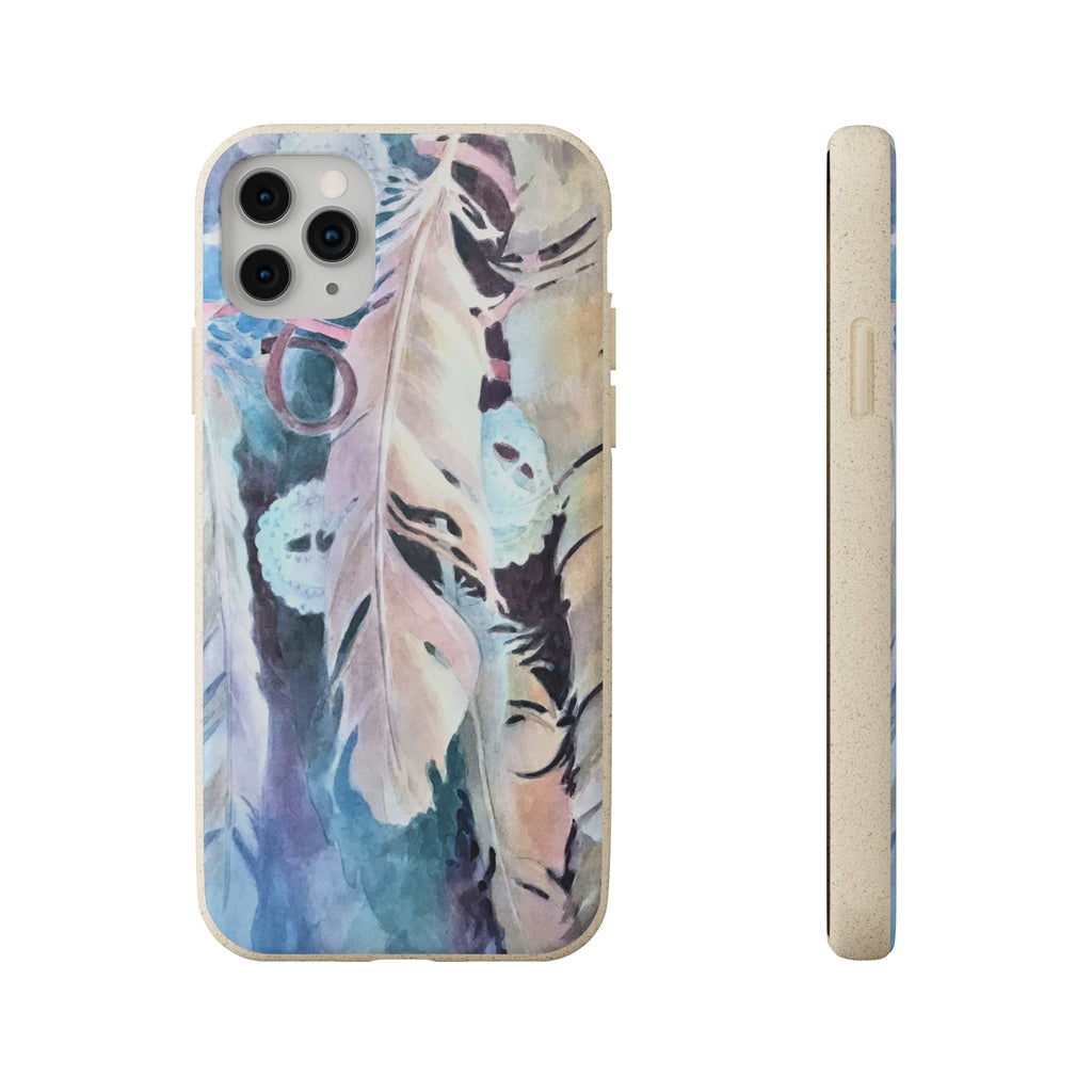 Biodegradable Phone Case with 'Conchos' Watercolor Original Artwork by Barbara Cleary-32