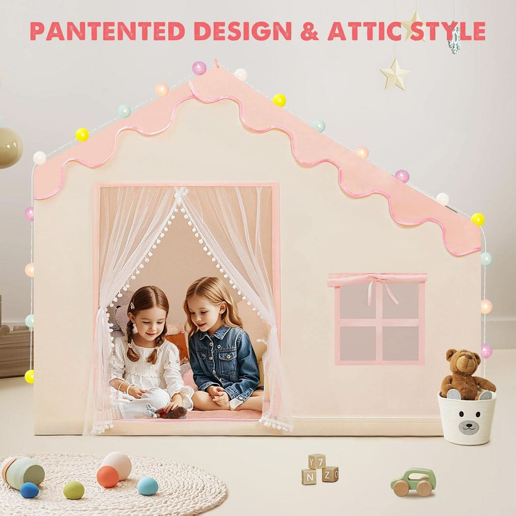 Pink Hyper Durable Indoor Multifunctional Play Tent Lights-2