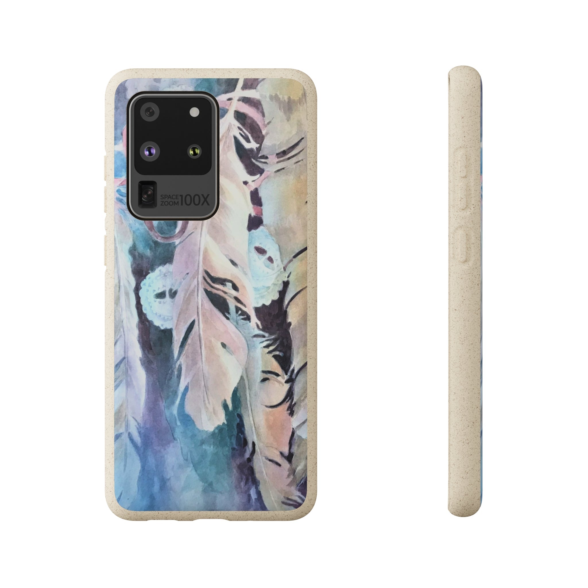 Biodegradable Phone Case with 'Conchos' Watercolor Original Artwork by Barbara Cleary-47