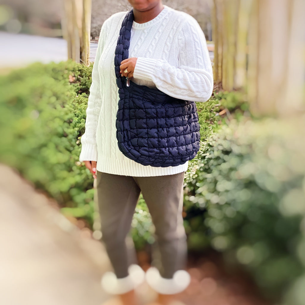 Carry All Quilted Cross Body Bag-0