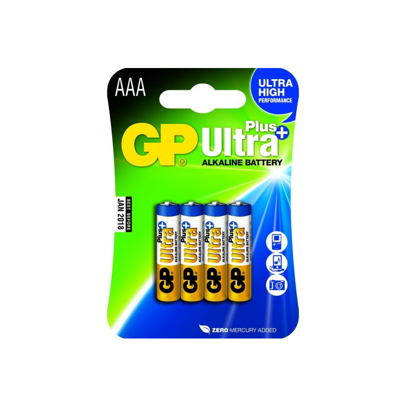 Alkalická batéria GP Batteries AA (R6) 4 ks (ELR6UPC4)