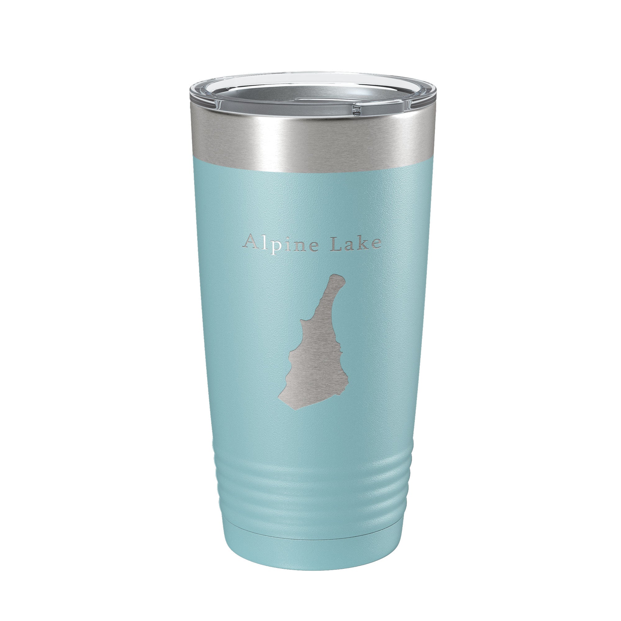 Alpine Lake Hull's Map Tumbler Travel Mug Insulated Laser Engraved Coffee Cup West Virginia 20 oz-13