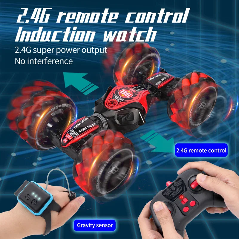 4WD Gesture-Controlled Stunt RC Car