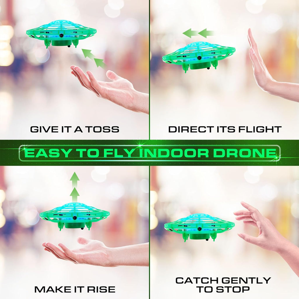 Force1 Scoot Glow Hand Operated Drone for Kids or Adults-3