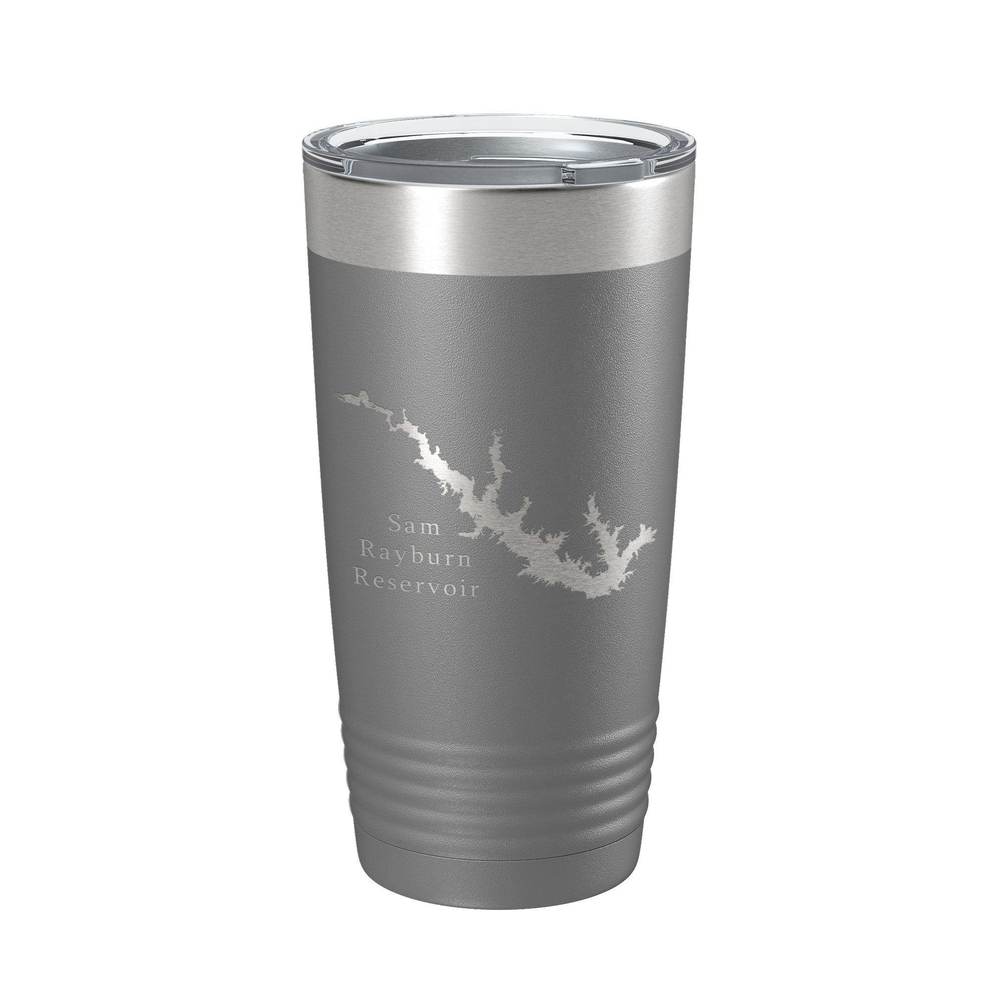Sam Rayburn Reservoir Tumbler Lake Map Travel Mug Insulated Laser Engraved Coffee Cup Texas 20 oz-16