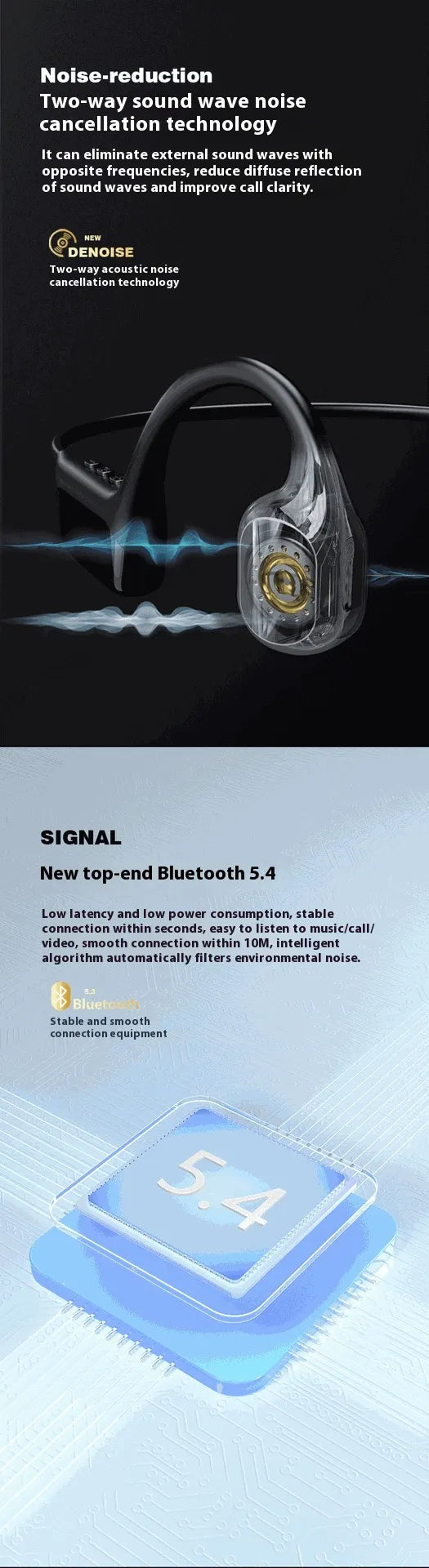 Bone Conduction Bluetooth Headset
