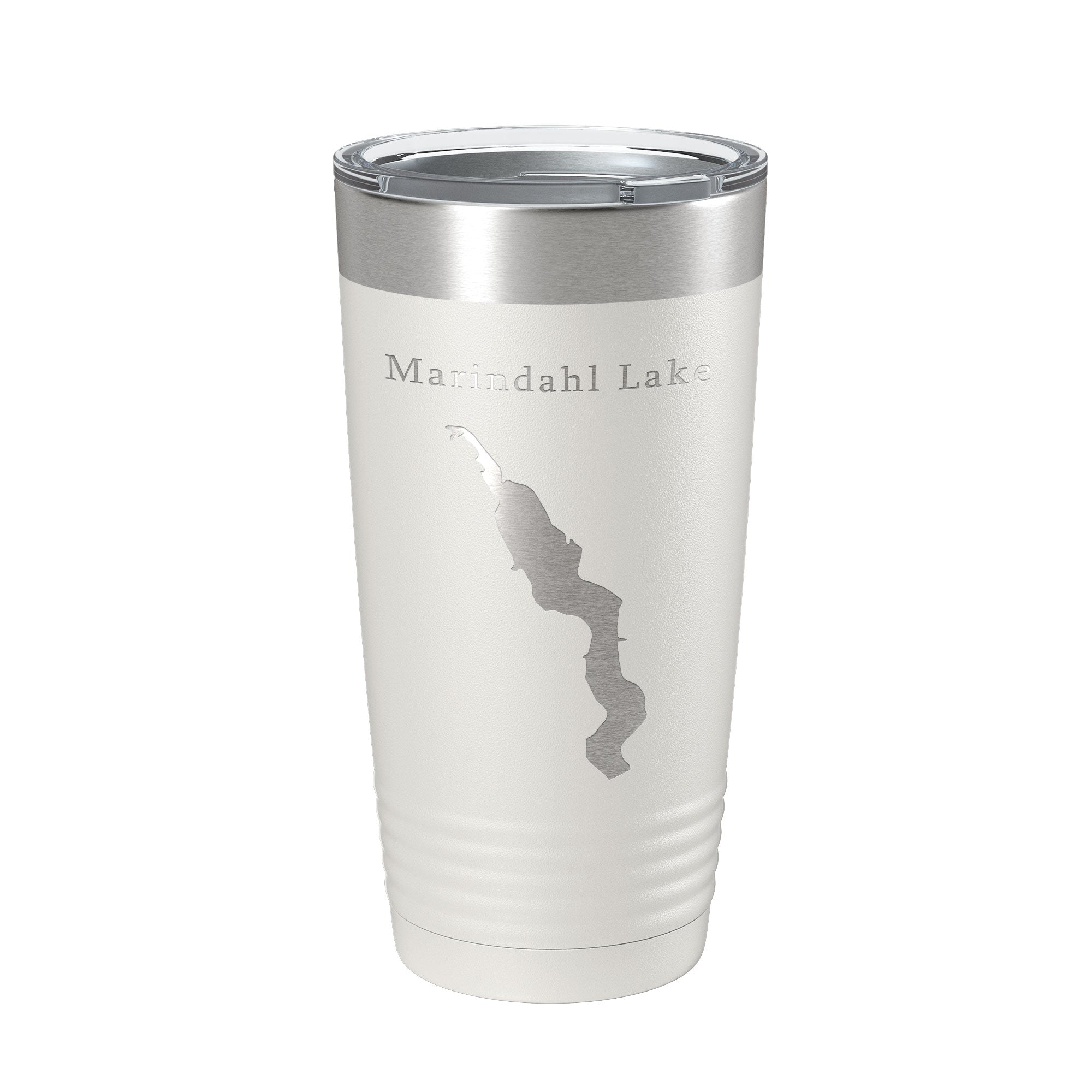 Marindahl Lake Map Tumbler Travel Mug Insulated Laser Engraved Coffee Cup South Dakota 20 oz-1