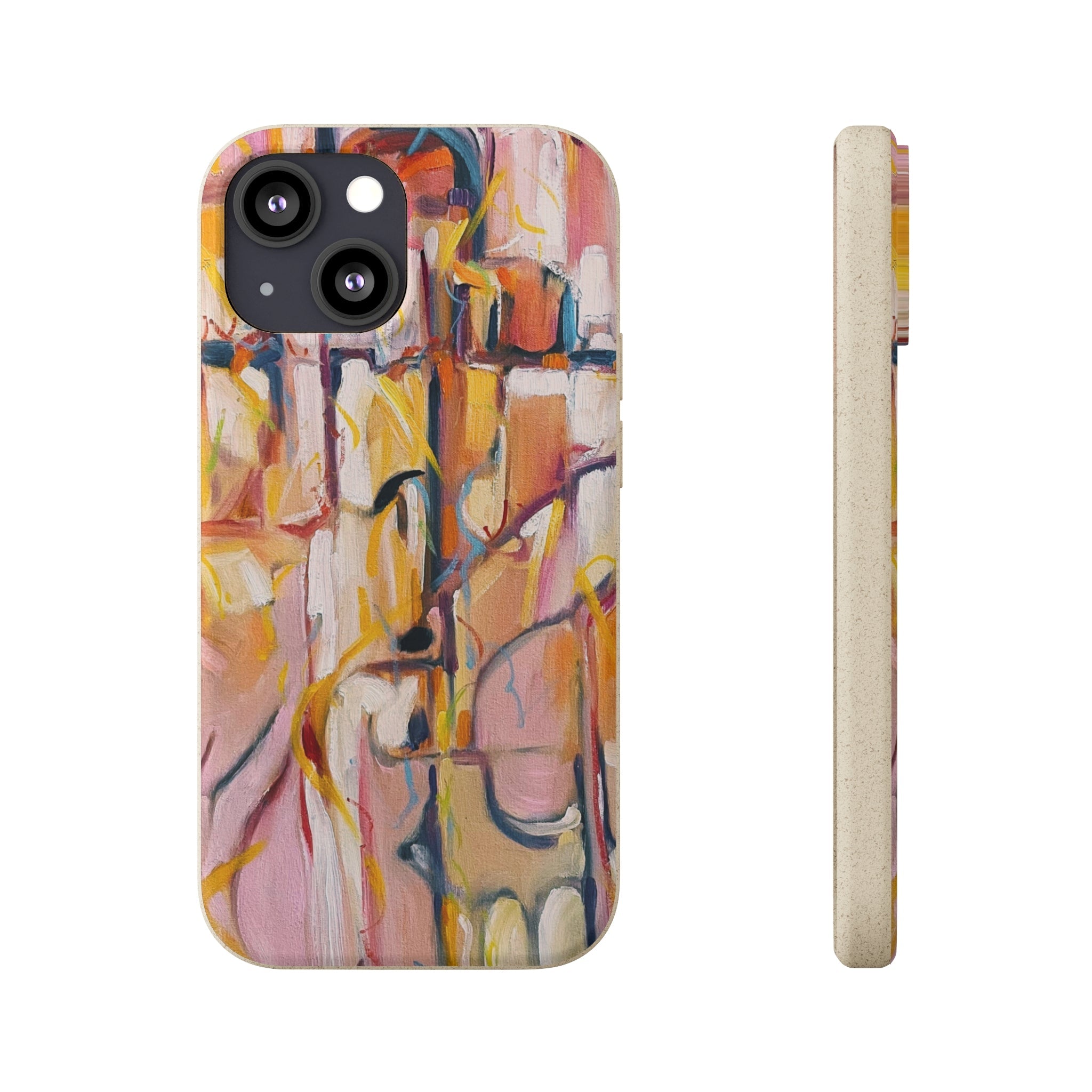 Biodegradable Phone Case with 'Abstract Pueblo' Original Artwork by Barbara Cleary-14