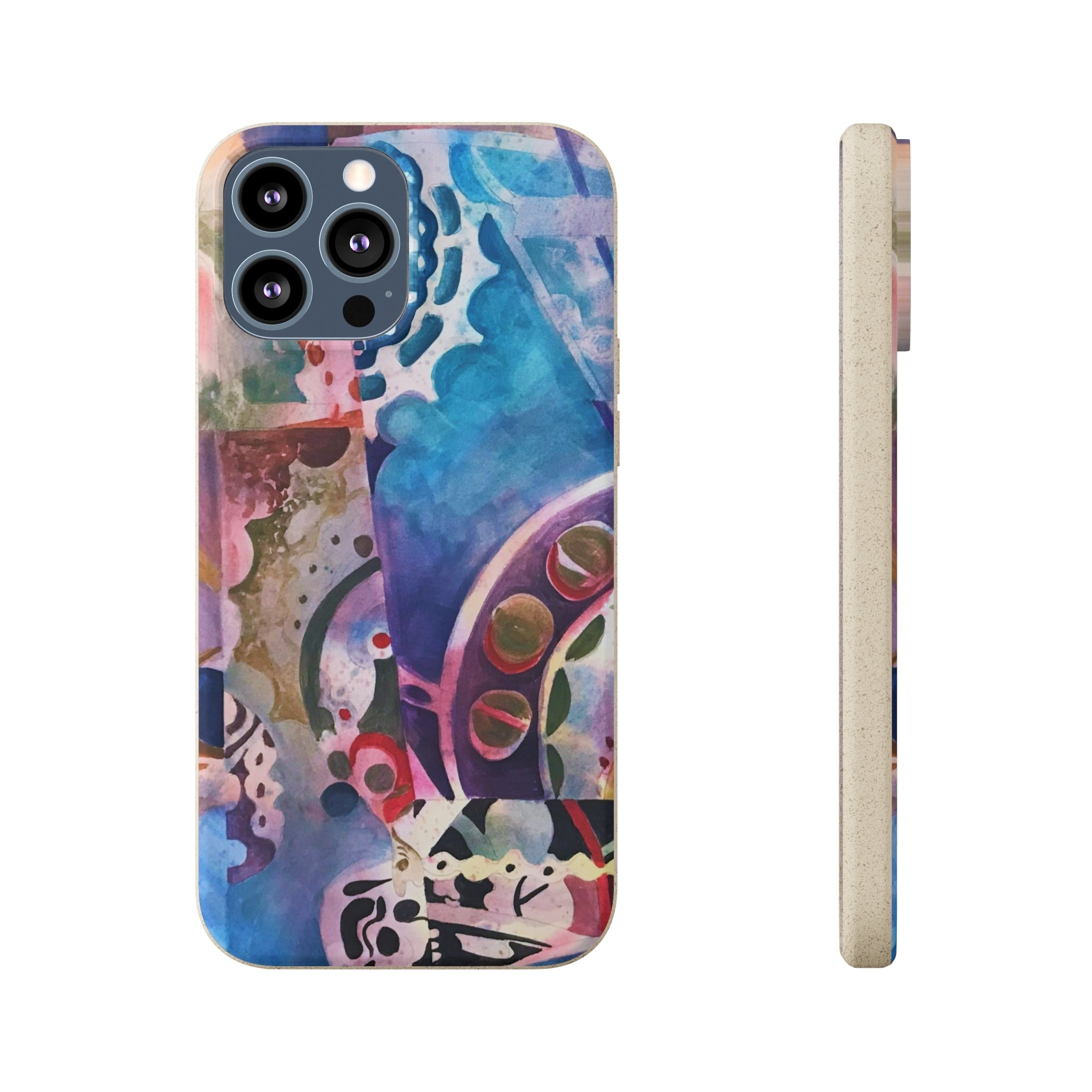 Biodegradable Phone Case with 'Kaleidoscope' Abstract Original Artwork by Barbara Cleary-16