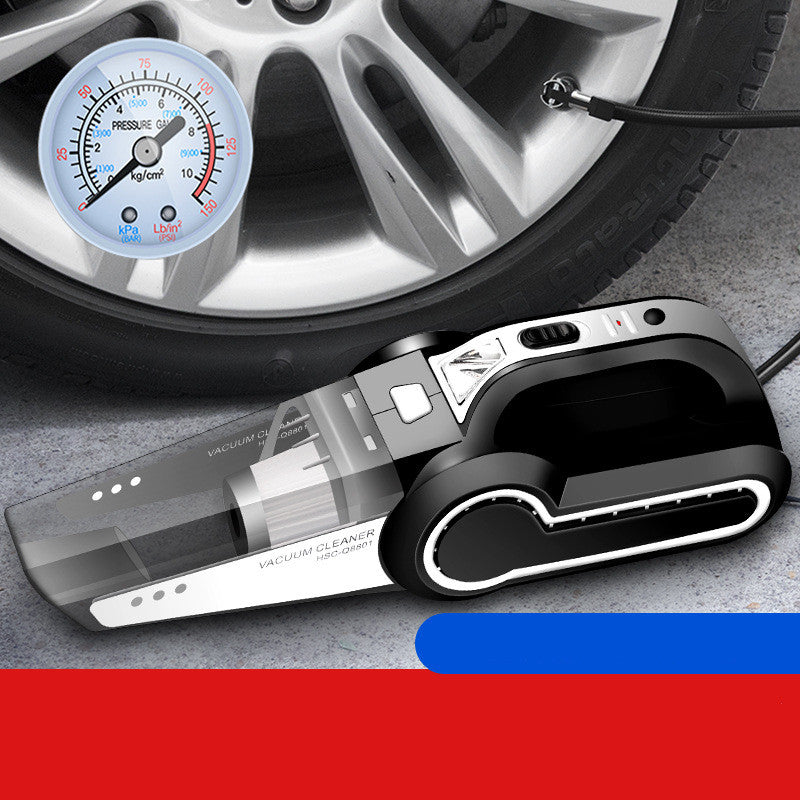 4-in-1 Portable Car Vacuum and Air Pump, High Power