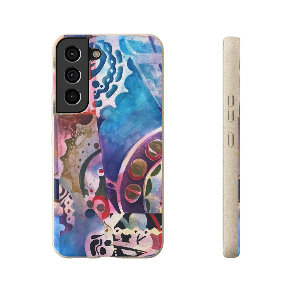 Biodegradable Phone Case with 'Kaleidoscope' Abstract Original Artwork by Barbara Cleary-39