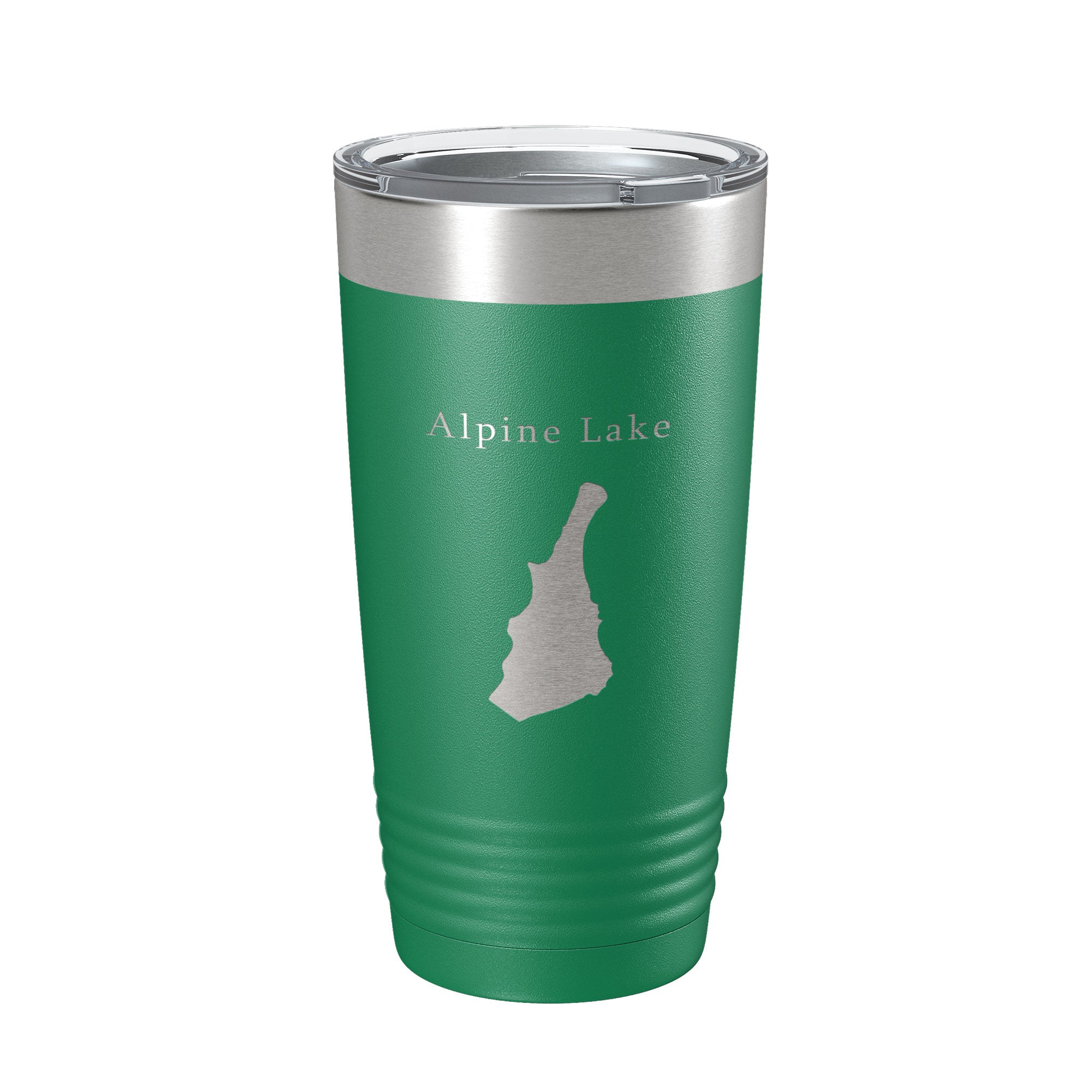 Alpine Lake Hull's Map Tumbler Travel Mug Insulated Laser Engraved Coffee Cup West Virginia 20 oz-9