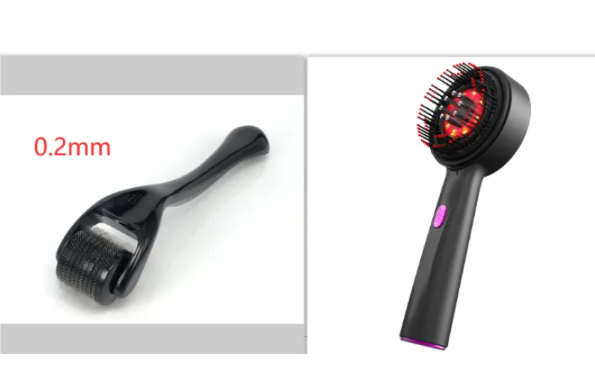 Electric Massage Comb Home Scalp Drain Comb Red Light Anti-slip Hair Care Multi-functional Massage Comb
