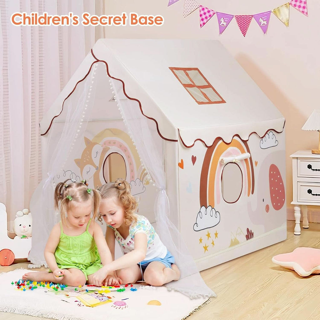 Extra Large Foldable Toddlers Play Tent With Windows-4
