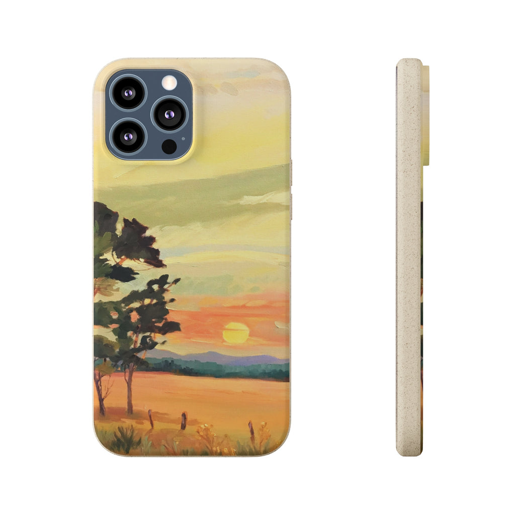 Biodegradable Phone Case with 'Sunrise' Landscape Original Artwork by Barbara Cleary-26