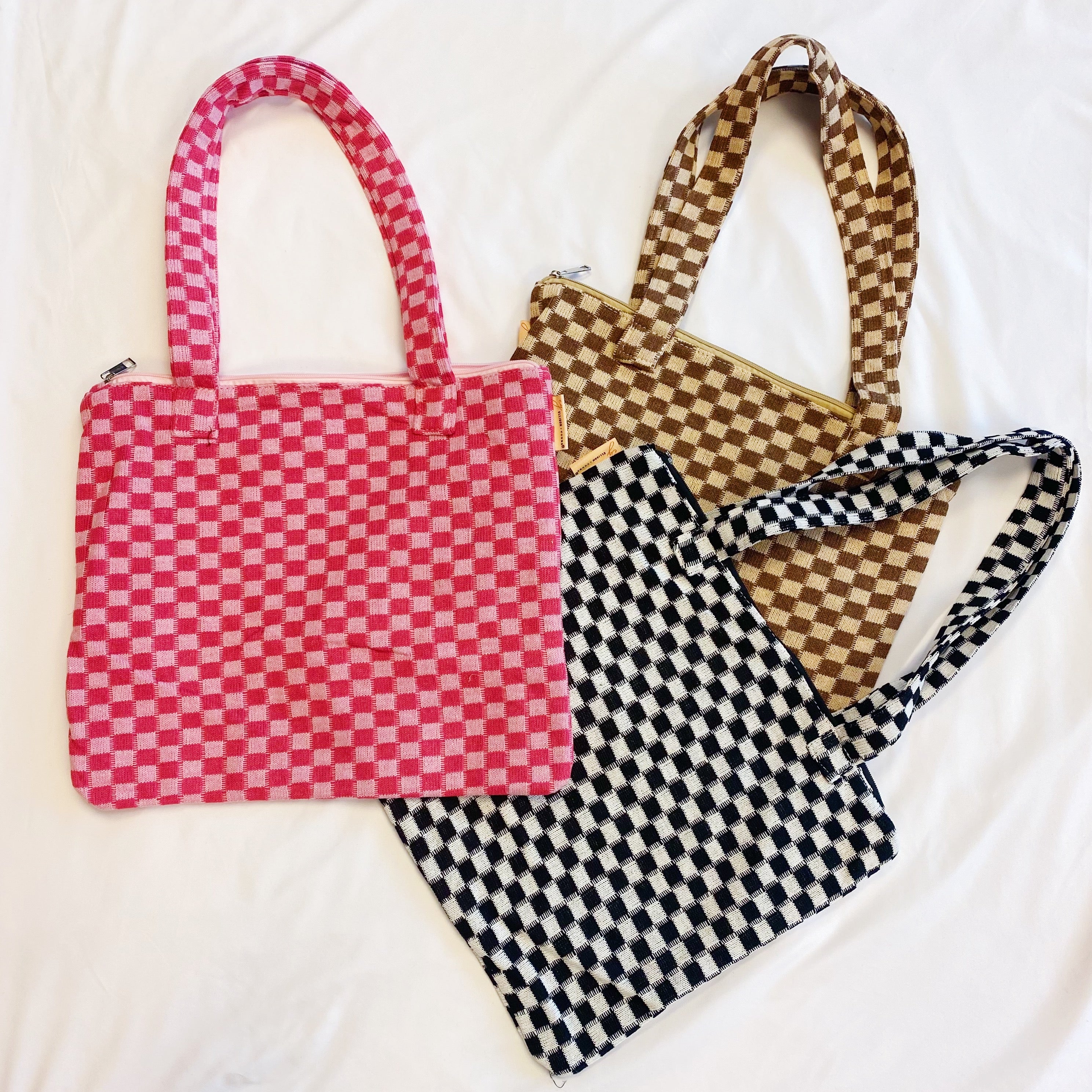 Check Yourself Zipped Tote Bag-2