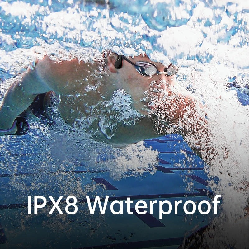 Bone Conduction Bluetooth Headset IPX8 for Sports