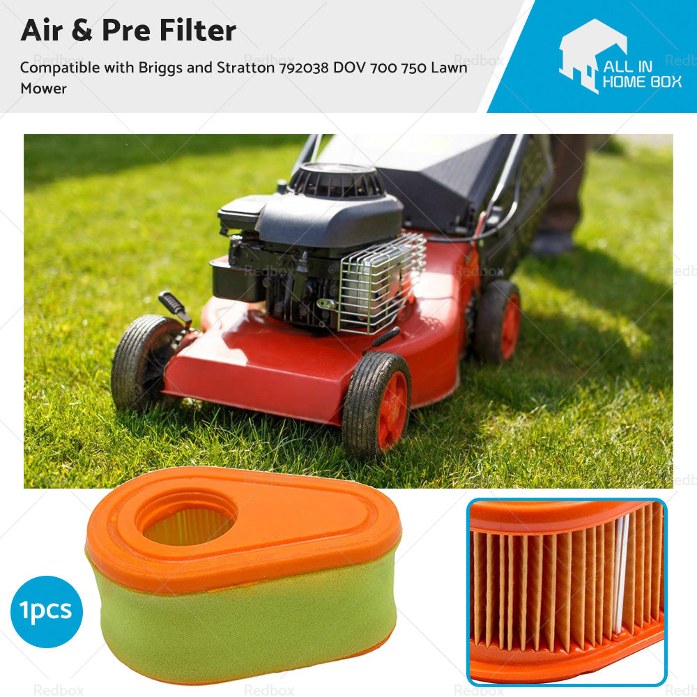 Air  and  Pre Filter Suitable For Briggs and Stratton 792038 DOV 700 750 Lawn Mower