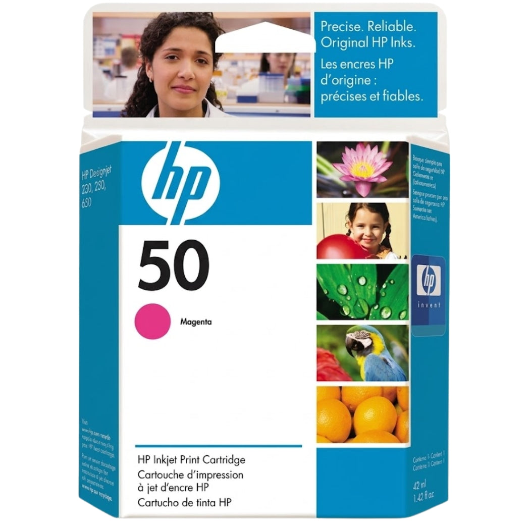 HP 50 51650M Magenta Ink Cartridge-0