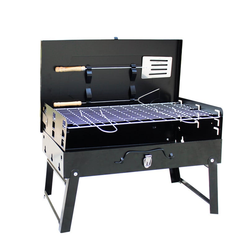 Portable Folding Charcoal Grill for Outdoor Barbecue
